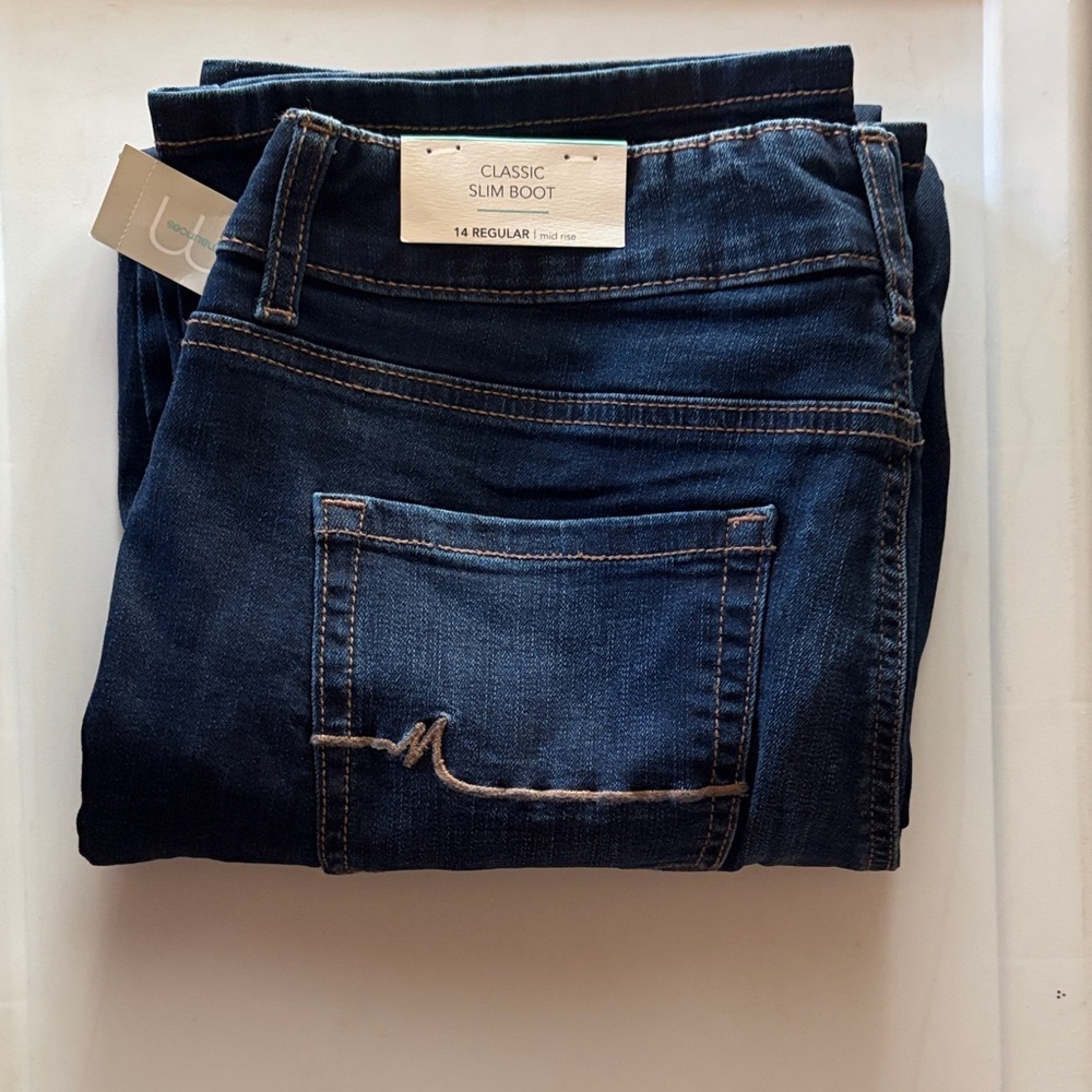 Maurices Dark Blue Boot Cut Jeans